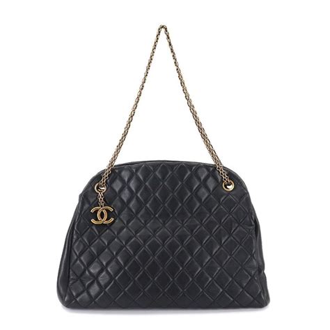 chanel mademoiselle bowling bag size|vintage chanel shoulder bags.